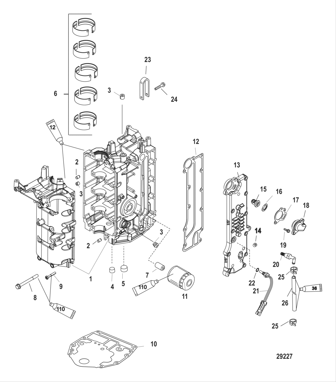Cylinder Block And Crankcase