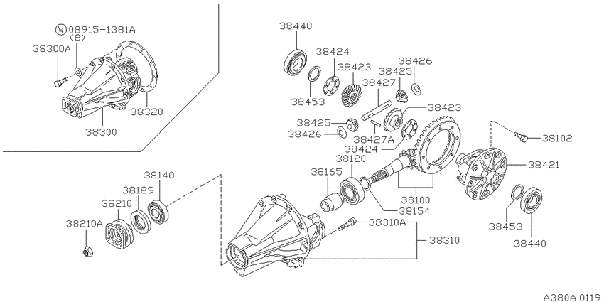 Rear final drive