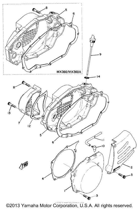 Crankcase cover
