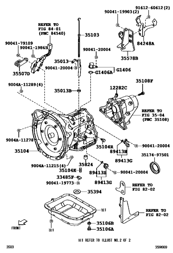 Transmission Case & Oil Pan (Atm)