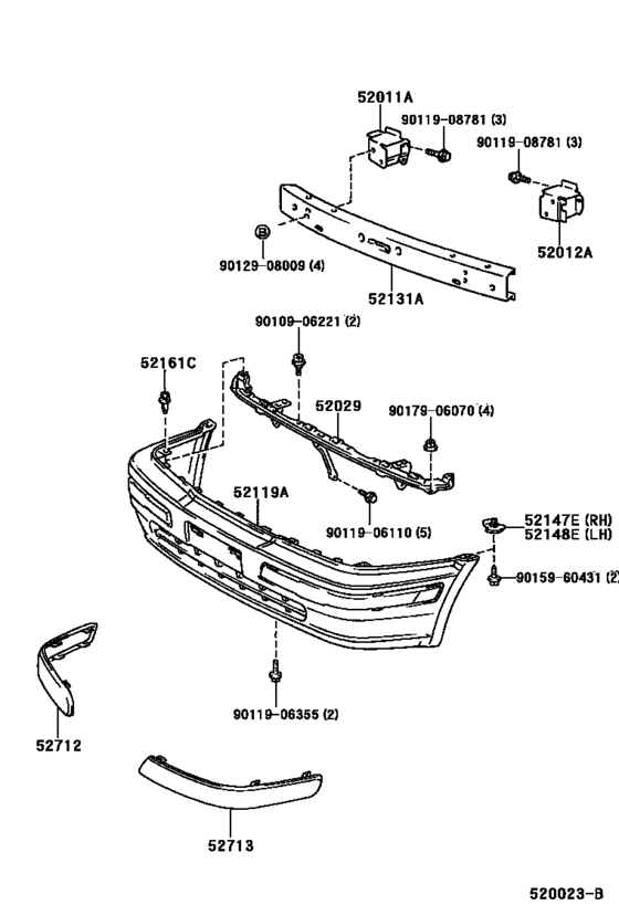 Front Bumper & Bumper Stay