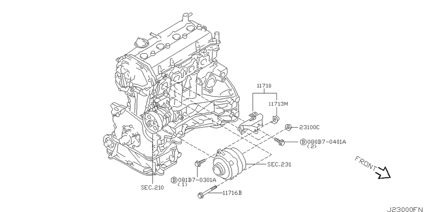 Alternator fitting