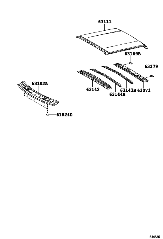 Roof Panel & Back Panel