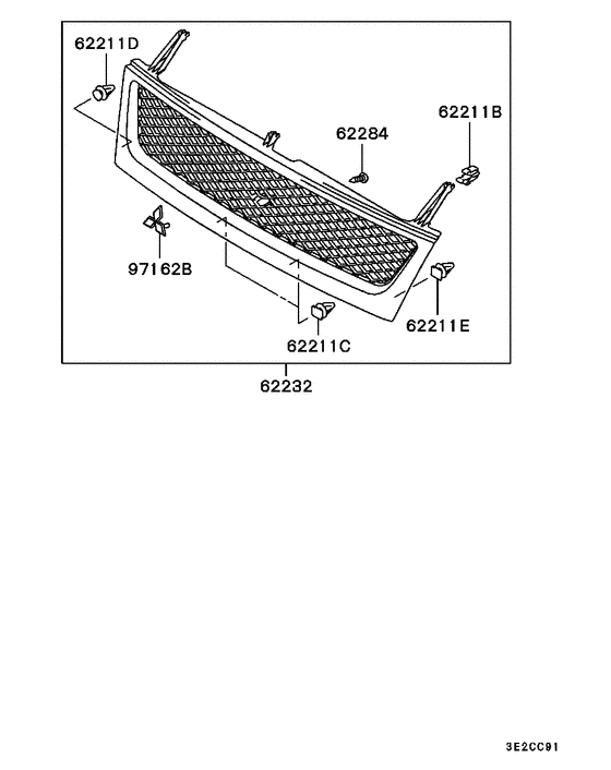 Radiator grille,headlamp bezel