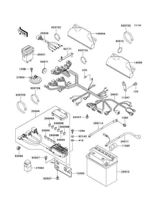 Chassis electrical equipment(k6f)