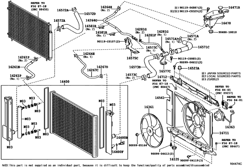 Radiator & Water Outlet