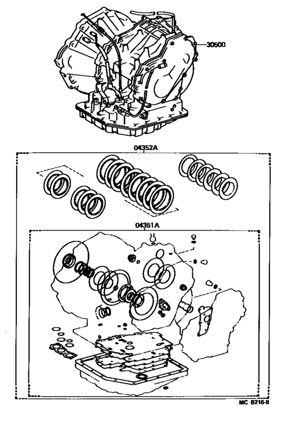 Transaxle Or Transmission Assy & Gasket Kit (Atm)