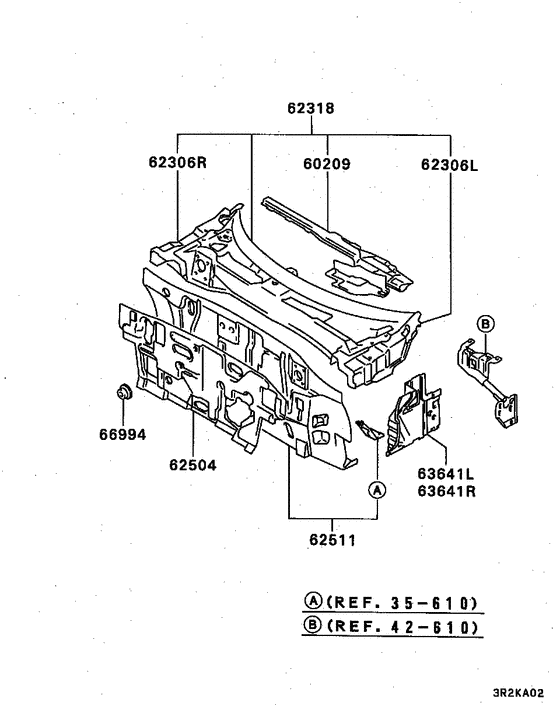 Front deck & insulator