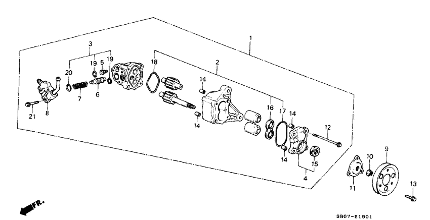 P.s. pump components