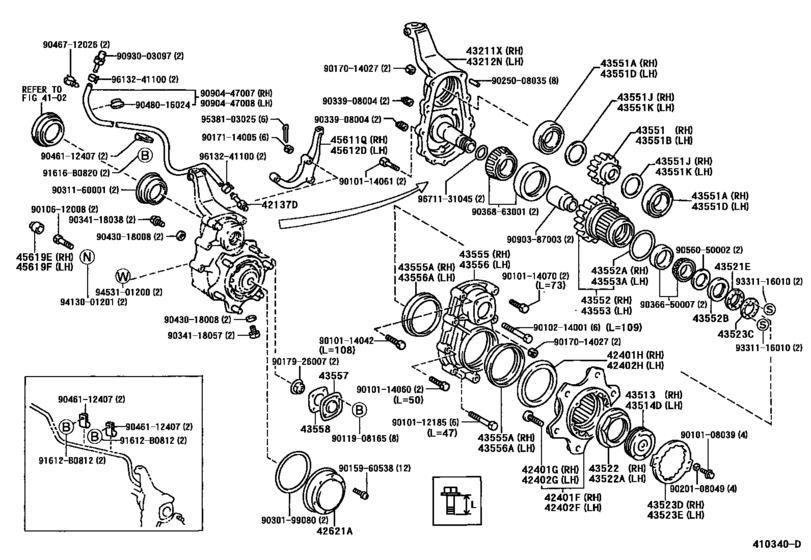 Rear Hub Reduction