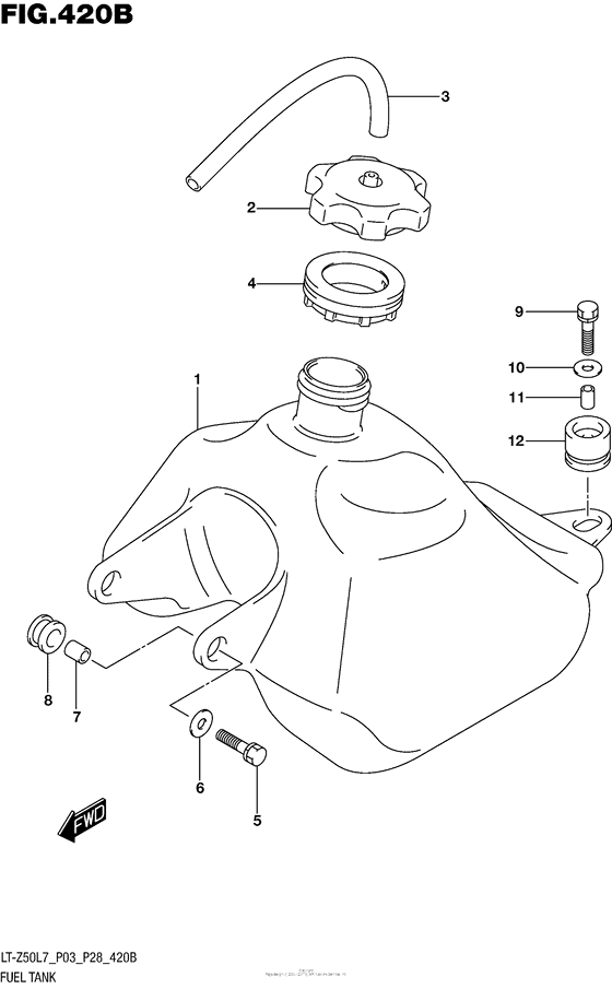 Fuel Tank (Lt-Z50L7 P28)