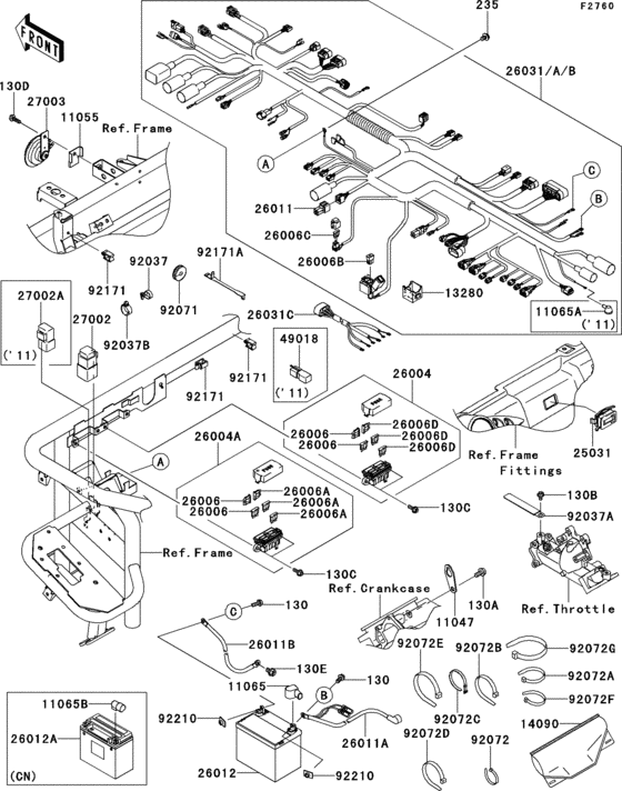 Chassis electrical equipment(m9f-mbf)