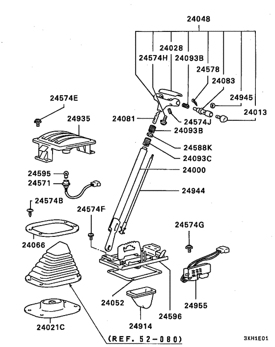 A/t floor shift linkage