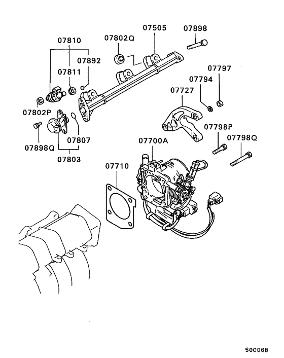 Injector & throttle body