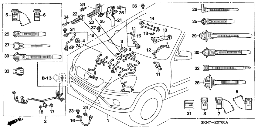 Engine wire harness