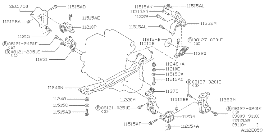 Engine & transmission   mounting