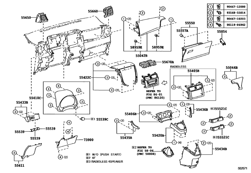Instrument Panel & Glove Compartment