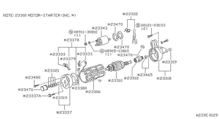 Starter motor