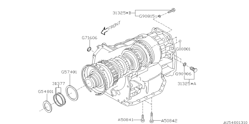 At, transmission case