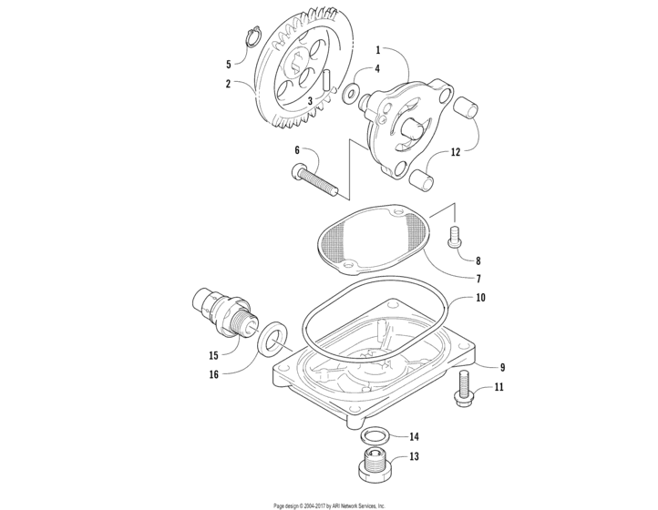 Oil Pump And Strainer Assembly