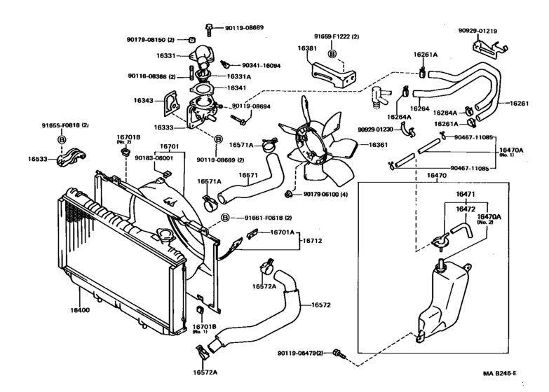 Radiator & Water Outlet
