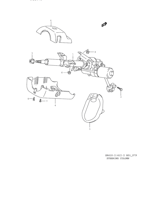 Steering column