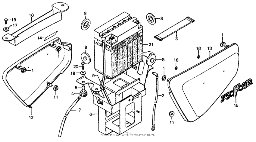 Side cover + battery