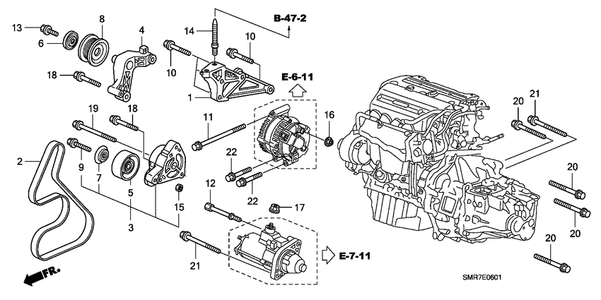 Engine mounting bracket