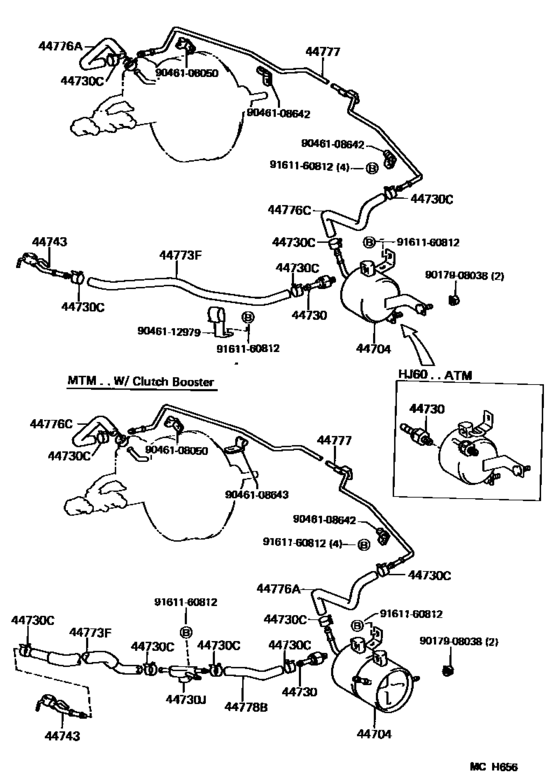 Brake Booster & Vacuum Tube