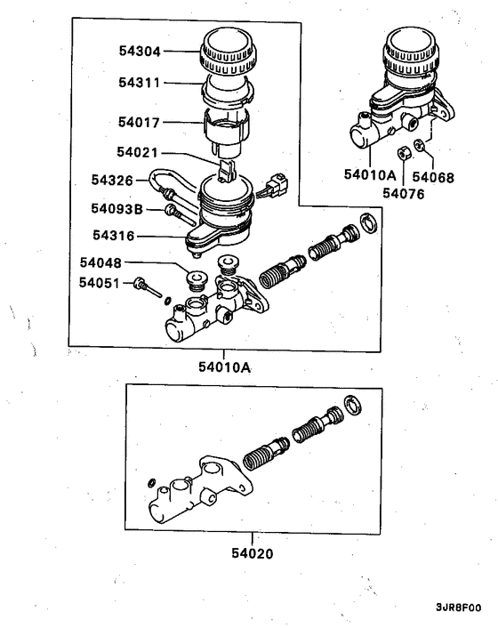 Brake master cylinder