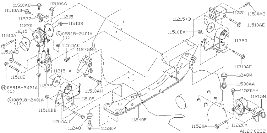 Engine & transmission   mounting