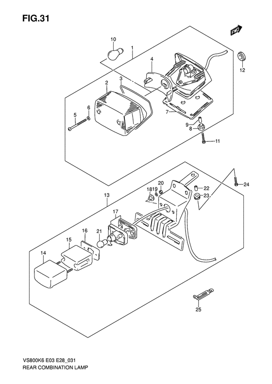 Rear combination lamp