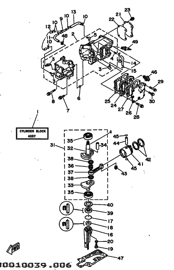 Cylinder & crankcase