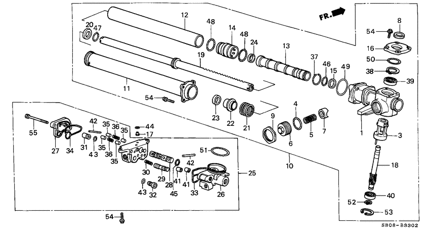 P.s. gear box components