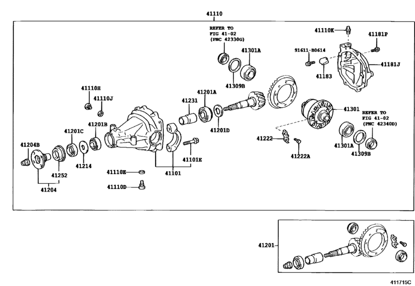 Rear Axle Housing & Differential