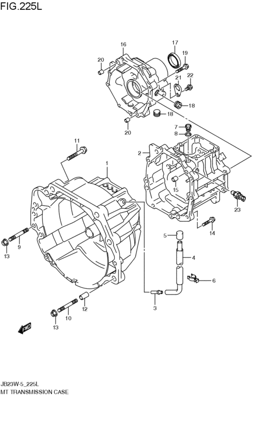 mt - transmission case