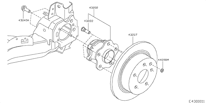Rear axle