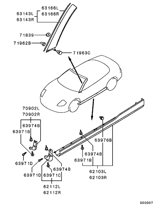 Side garnish & moulding