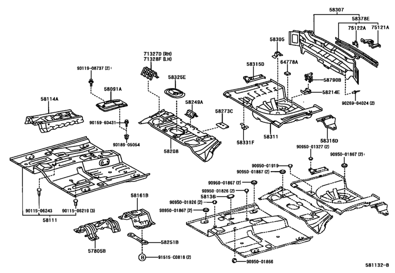 Floor Pan & Lower Back Panel