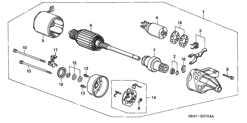 Starter motor
