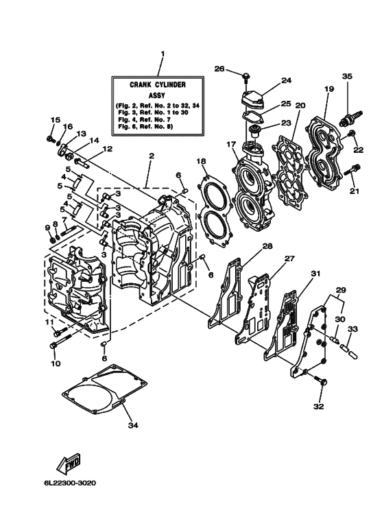 Cylinder & crankcase