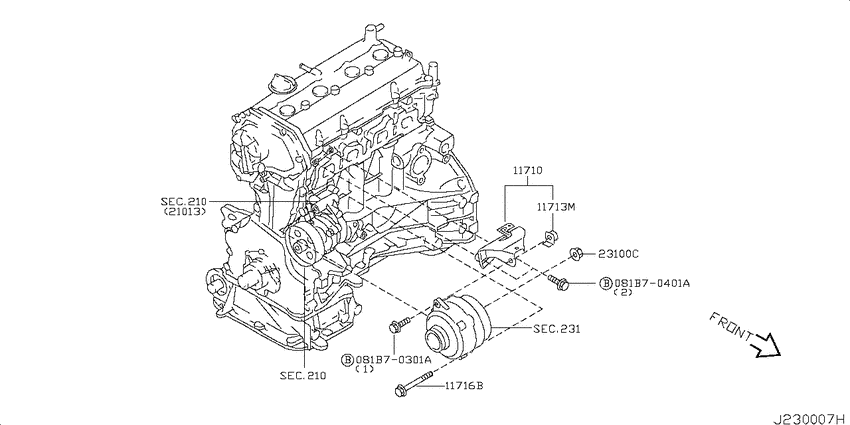 Alternator fitting