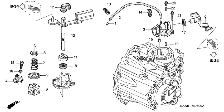 Shift lever/shift arm