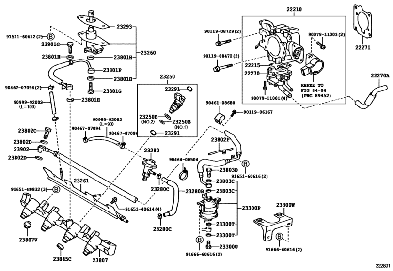 Fuel Injection System for 1989 - 1999 Toyota MR 2/ MR-S SW20 | Japan ...