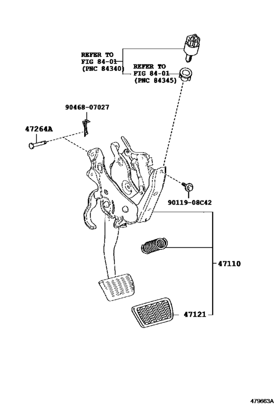 Brake Pedal & Bracket