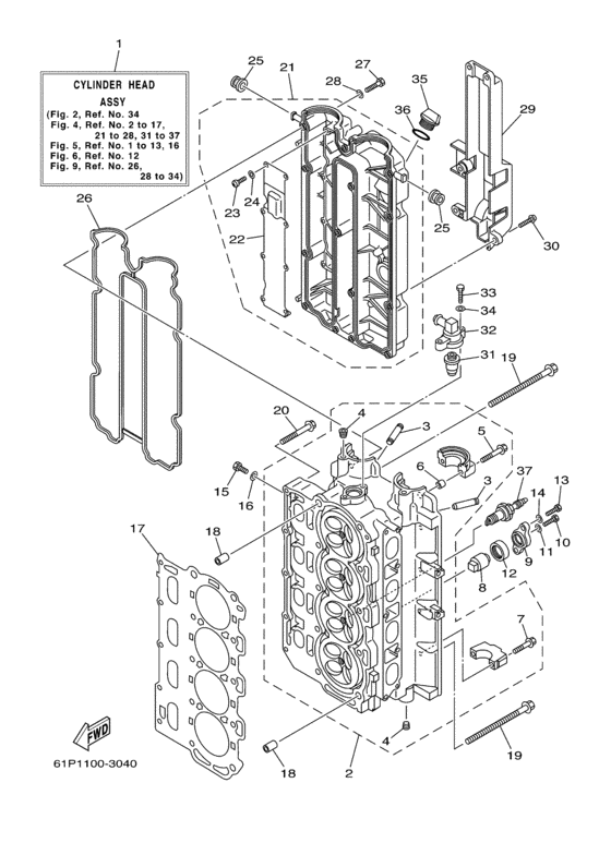 Cylinder crankcase