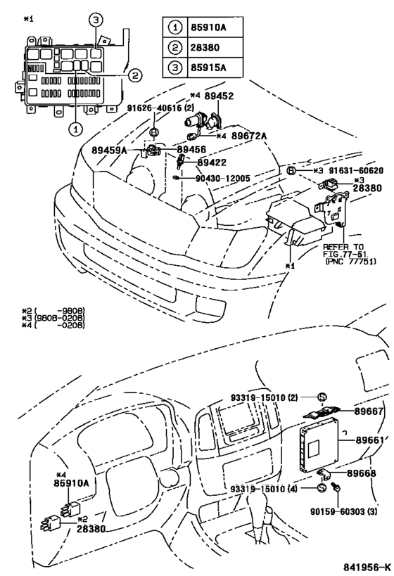 13. Toyota Land Cruiser 100, V8 4.7 (tlc 100), залипает звуковой сигнал (клаксон