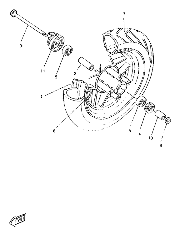 Front wheel