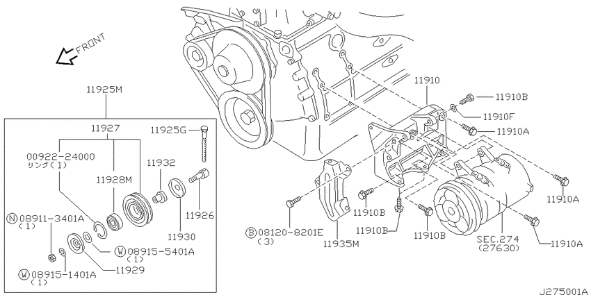 Compressor mounting & fitting