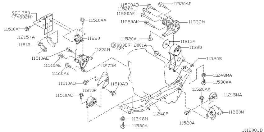 Engine & transmission   mounting